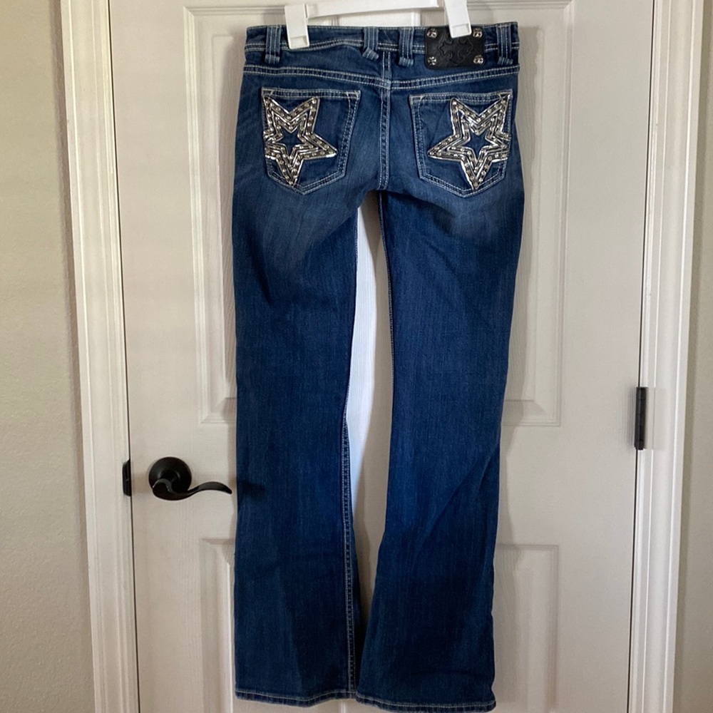 Women’s Miss Me star bootcut jeans size 28